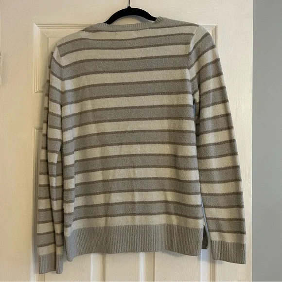 Barefoot Dreams Cozy Chic Lite Stripe Sweater size Medium - Picture 5 of 7